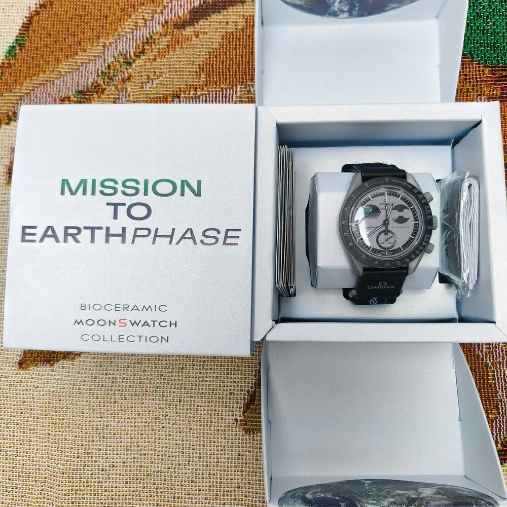 Swatch x Omega Moonswatch Mission To Earthphase Watch